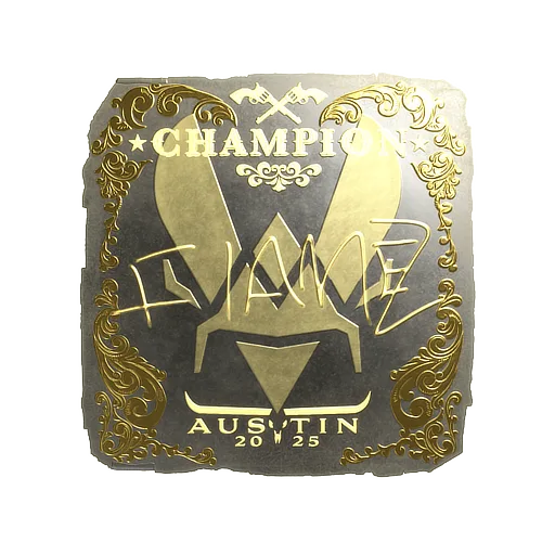 Sticker | FlameZ (Gold, Champion) | Austin 2025