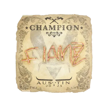 Sticker | FlameZ (Champion) | Austin 2025