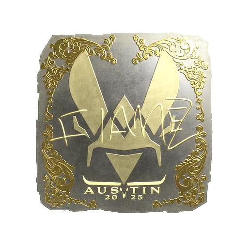 Sticker | FlameZ (Gold) | Austin 2025