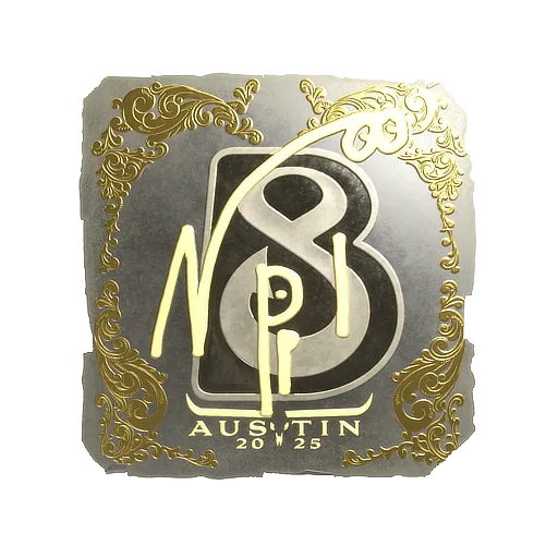 Sticker | npl (Gold) | Austin 2025