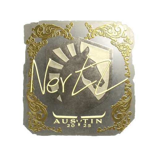 Sticker | NertZ (Gold) | Austin 2025