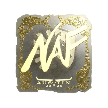 Sticker | NAF (Gold) | Austin 2025
