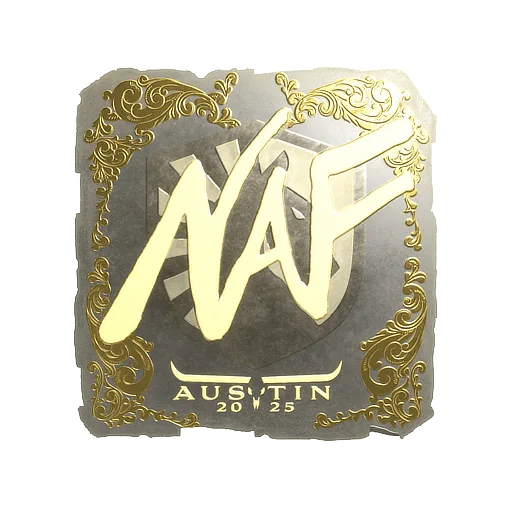 Sticker | NAF (Gold) | Austin 2025