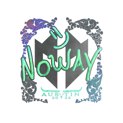 Sticker | noway (Holo) | Austin 2025