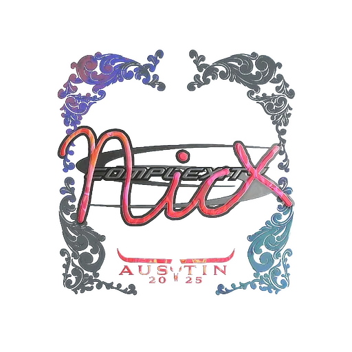 Sticker | nicx (Holo) | Austin 2025