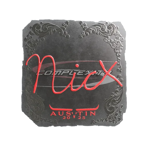 Sticker | nicx (Foil) | Austin 2025