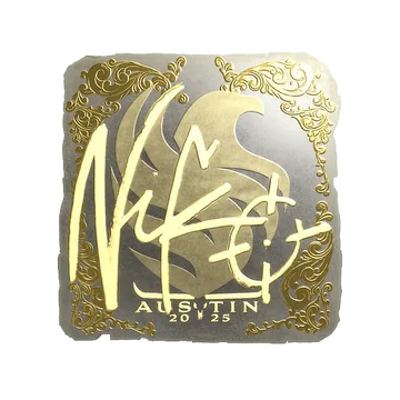 Sticker | NiKo (Gold) | Austin 2025