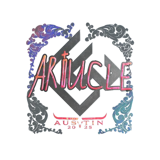 Наклейка | Ariucle (голографическая) | Остин-2025