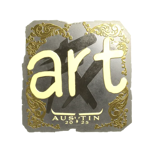 Sticker | arT (Gold) | Austin 2025