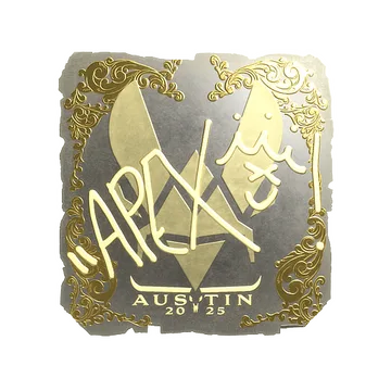 Sticker | apEX (Gold) | Austin 2025