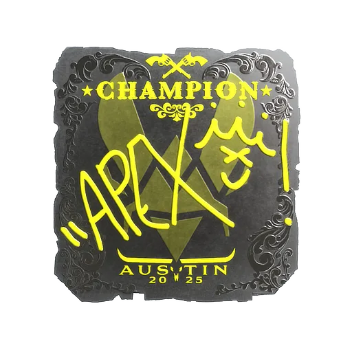 Sticker | apEX (Foil, Champion) | Austin 2025