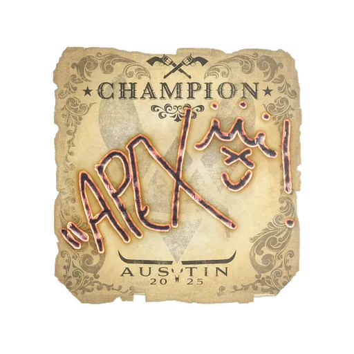 Sticker | apEX (Champion) | Austin 2025