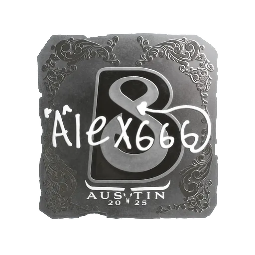 Sticker | alex666 (Foil) | Austin 2025