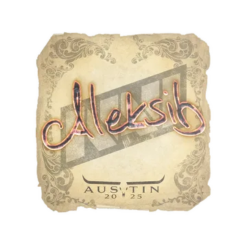 Sticker | Aleksib | Austin 2025
