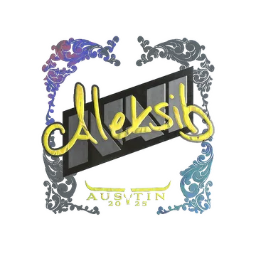 Sticker | Aleksib (Holo) | Austin 2025