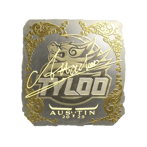 Sticker | Attacker (Gold) | Austin 2025