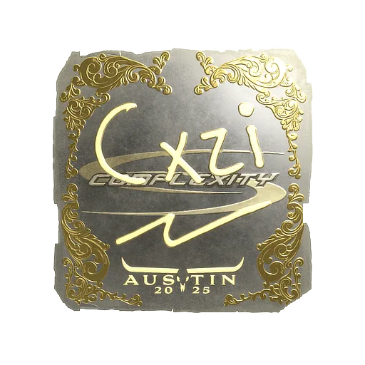Sticker | Cxzi (Gold) | Austin 2025