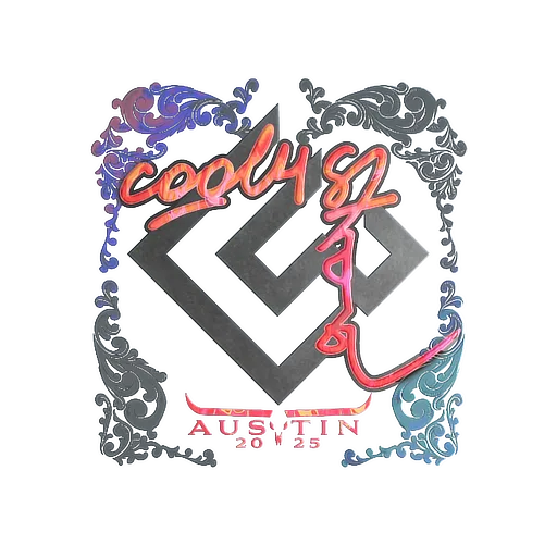 Наклейка | cool4st (голографическая) | Остин-2025