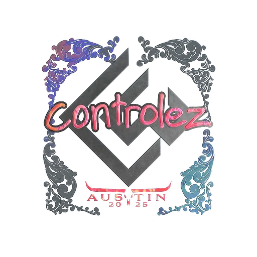 Sticker | controlez (Holo) | Austin 2025