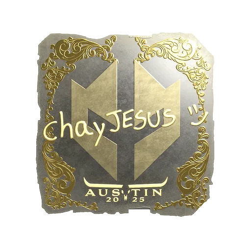 Sticker | chayJESUS (Gold) | Austin 2025