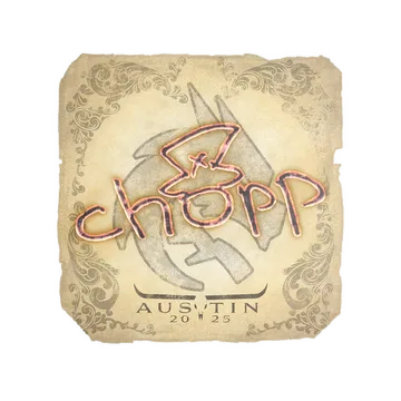 Sticker | chopper | Austin 2025