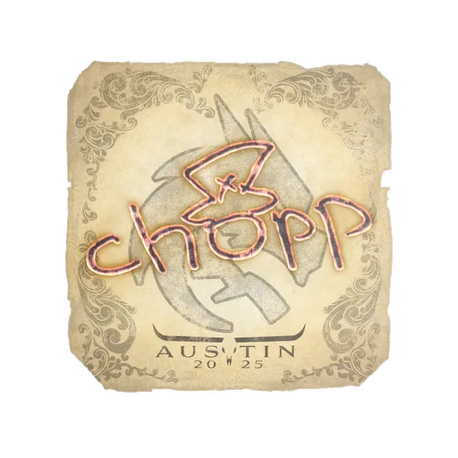 Sticker | chopper | Austin 2025