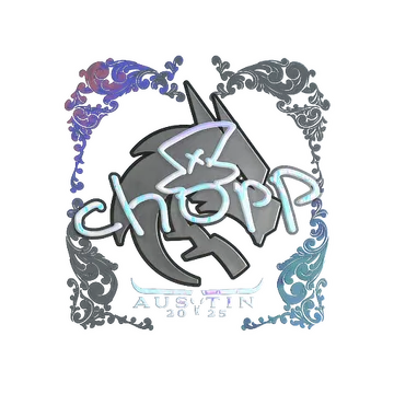 Sticker | chopper (Holo) | Austin 2025