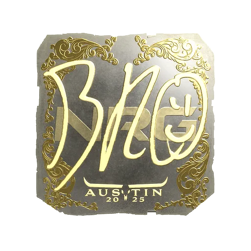 Sticker | br0 (Gold) | Austin 2025