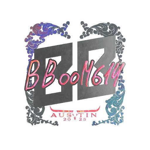 Наклейка | Boombl4 (голографическая) | Остин-2025