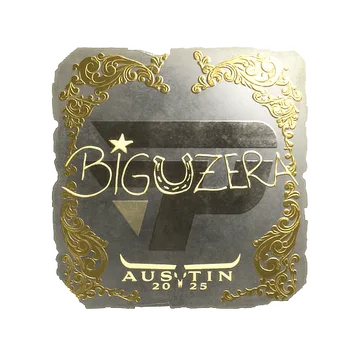 Sticker | biguzera (Gold) | Austin 2025