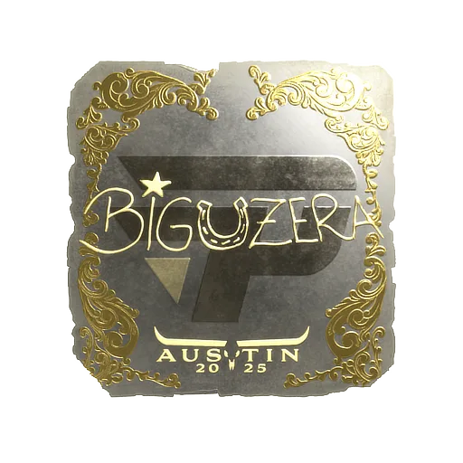 Sticker | biguzera (Gold) | Austin 2025