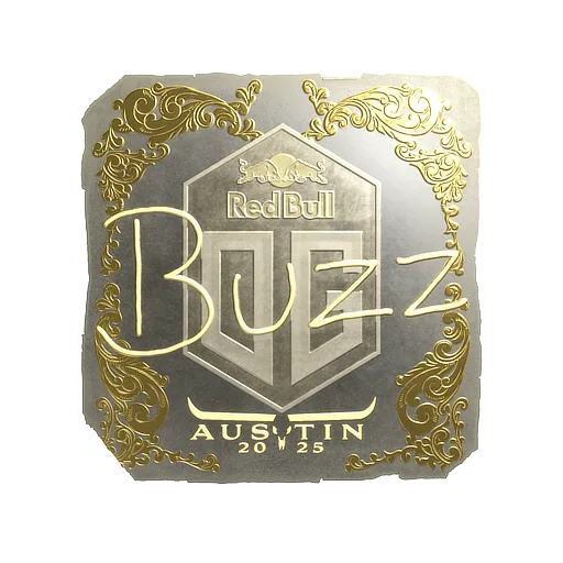 Наклейка | Buzz (золотая) | Остин-2025
