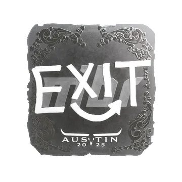 Sticker | exit (Foil) | Austin 2025