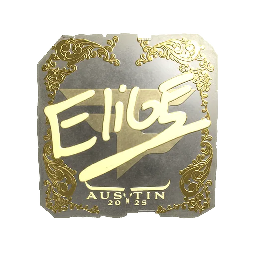 Sticker | EliGE (Gold) | Austin 2025
