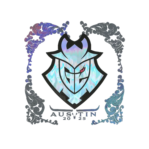 Наклейка | G2 Esports (голографическая) | Остин-2025