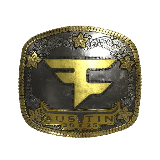 Наклейка | FaZe Clan (золотая) | Остин-2025