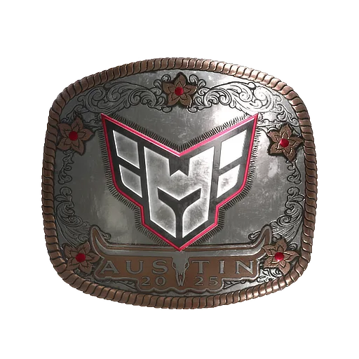 Наклейка | HEROIC (металлическая) | Остин-2025