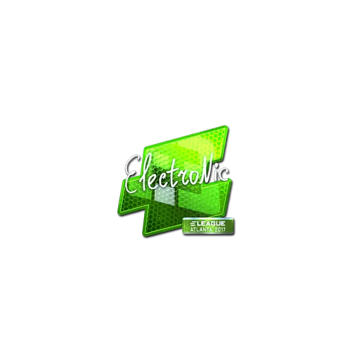 Наклейка | electronic (металлическая) | Атланта-2017