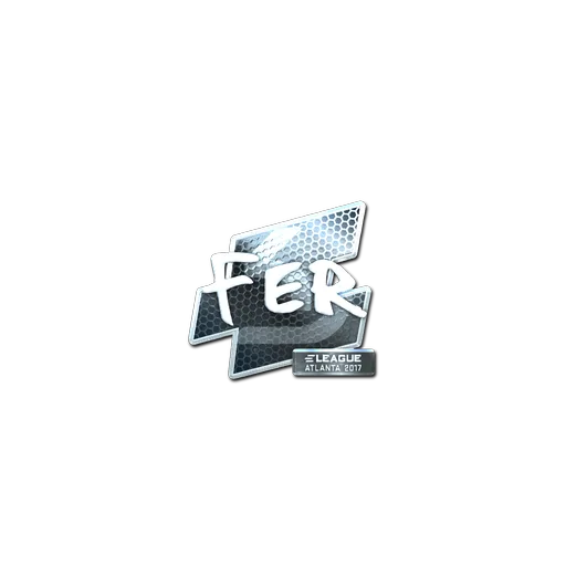 Наклейка | fer (металлическая) | Атланта-2017