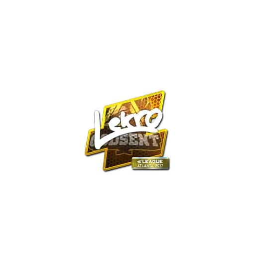 Наклейка | Lekr0 (металлическая) | Атланта-2017