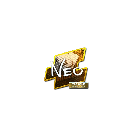 Наклейка | NEO (металлическая) | Атланта-2017