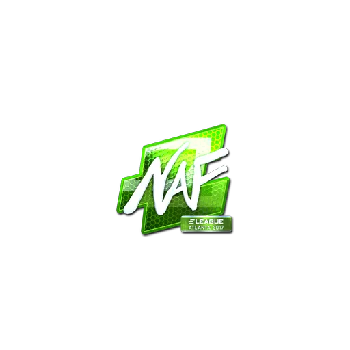 Наклейка | NAF (металлическая) | Атланта-2017