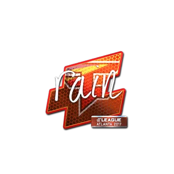 Sticker | rain (Foil) | Atlanta 2017