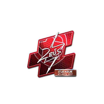 Sticker | Zeus (Foil) | Atlanta 2017