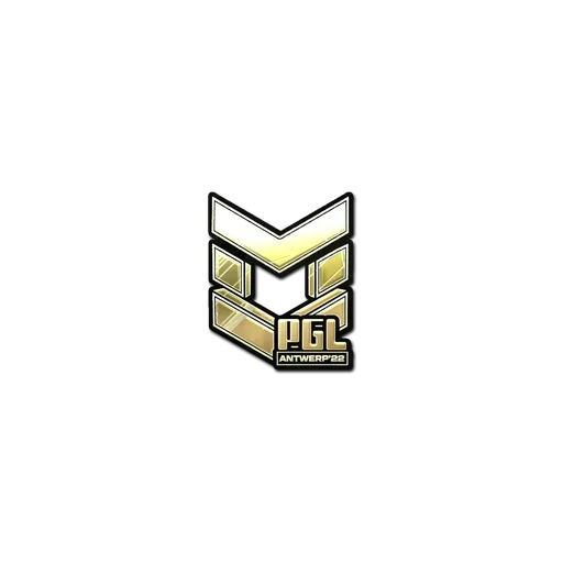 Наклейка | PGL (золотая) | Антверпен-2022