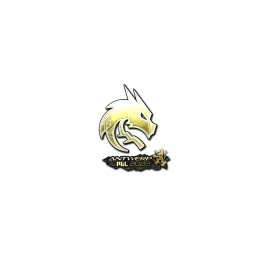 Наклейка | Team Spirit (золотая) | Антверпен-2022