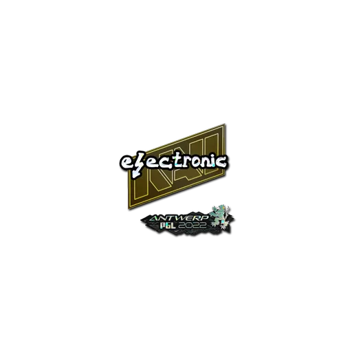 Sticker | electronic (Glitter) | Antwerp 2022