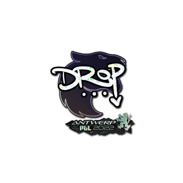 Sticker | drop (Glitter) | Antwerp 2022