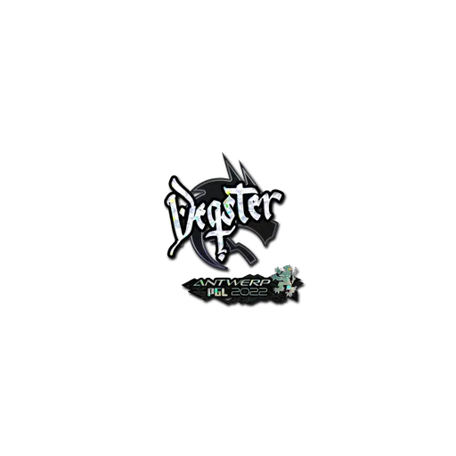 Наклейка | degster (с блёстками) | Антверпен-2022