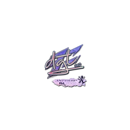 Sticker | dgt (Holo) | Antwerp 2022
